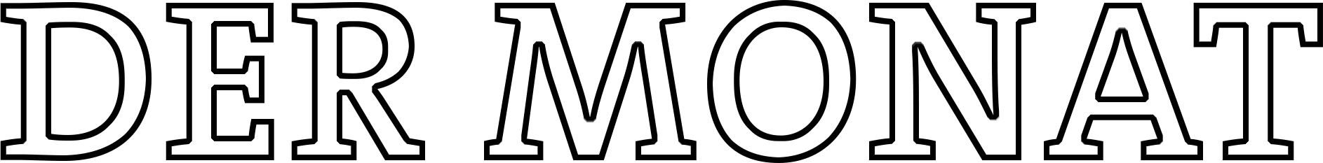 Schriftzug der Dekanatszeitung "Der Monat"